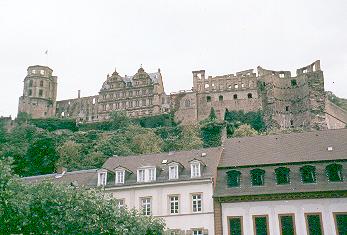 Heidelberg castle, near the village of Leimen