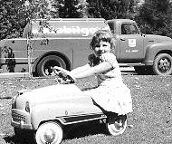 me with Daddy's truck, 1956