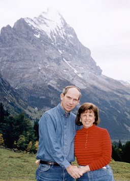 Randy and I in Switzerland